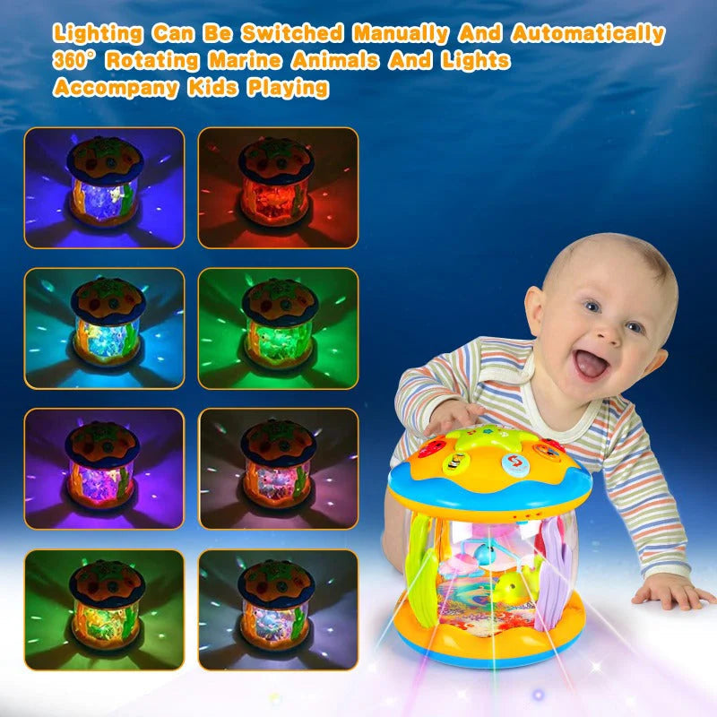 Spinning Infant Night Light Projector with Music